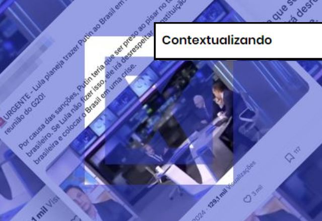 Prisão de Putin em possível vinda ao Brasil depende do Judiciário e não de Lula; entenda | Projeto Comprova