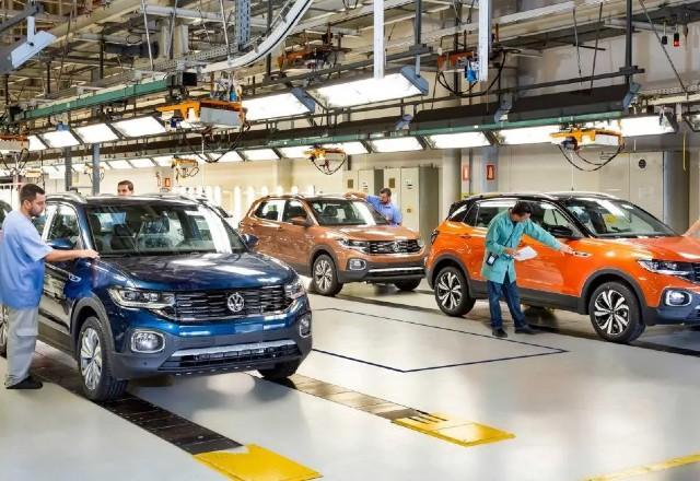 Produção de veículos da Volkswagen em São José dos Pinhais (PR)