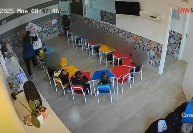 Professora agride aluno de 4 anos em escola | Reprodução