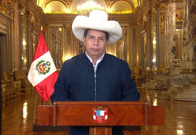 Proposta foi anuncia pelo presidente Pedro Castillo no último final de semana | Divulgação