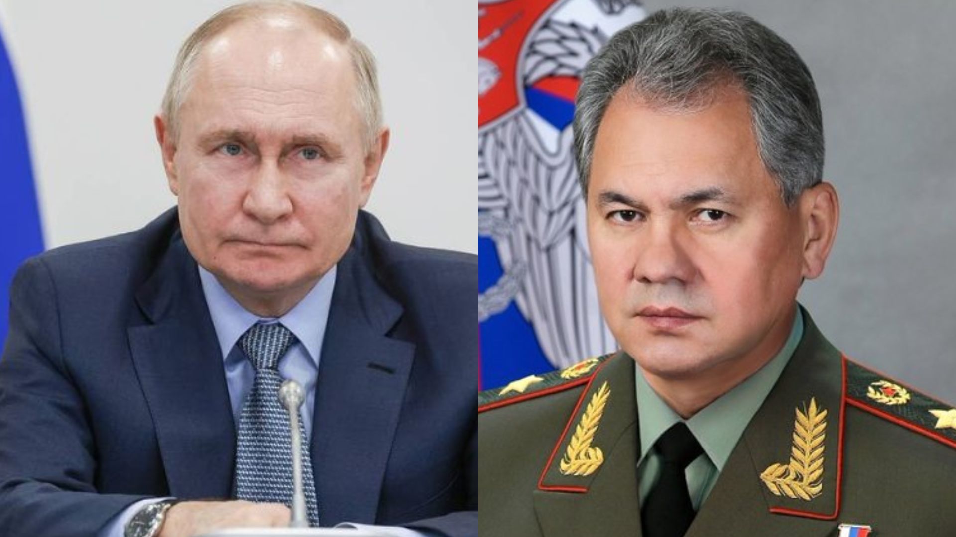 Putin e seu ex-ministro da Defesa