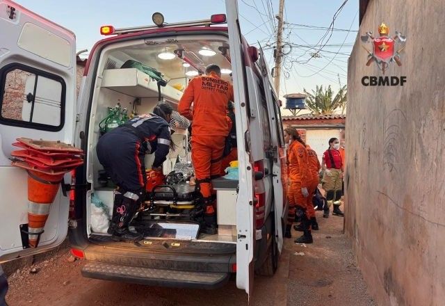 Quando bombeiros chegaram, menina já estava em parada cardiorrespiratória. Atendimento começou antes, por telefone | Divulgação/CBMDF