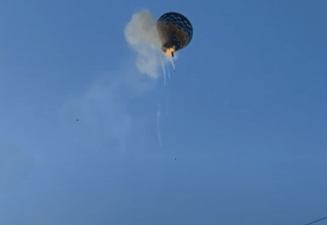 Segundo o piloto, o extintor de incêndio não funcionou no momento da queda | Foto: Reprodução