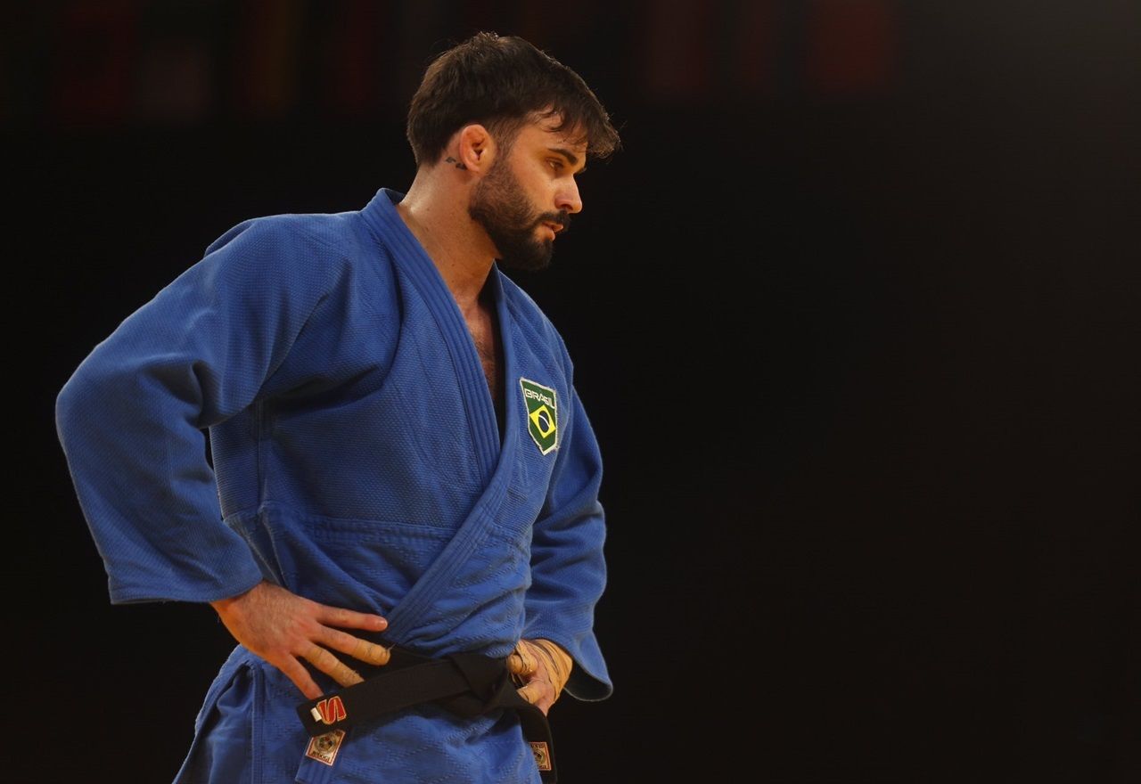 Rafael Macedo sofre terceiro shidô e perde disputa pelo bronze no judô | Luiza Moraes/COB