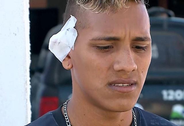 Coletor de lixo tem orelha cortada após ser agredido a pauladas por morador