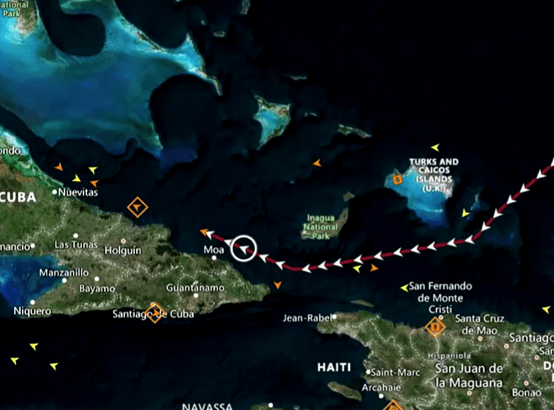 Rastreador de embarcações LSEG mostra chegada de petroleiro russo na ilha caribenha | Reprodução/Reuters