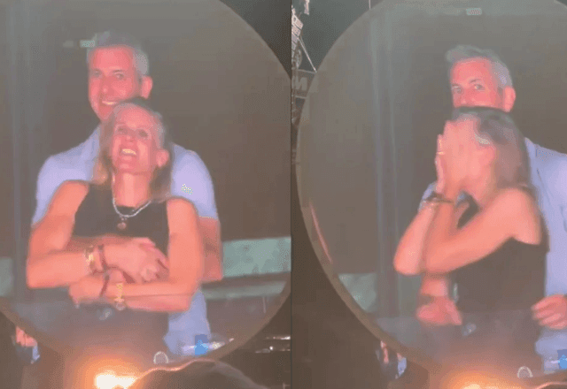 Reação de supostos amantes em show do Coldplay | Reprodução/X