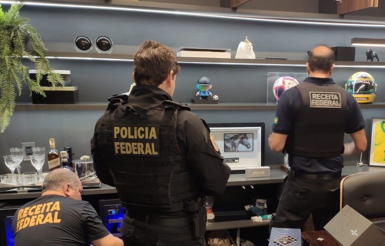 Receita Federal e Secretaria de Prêmios e Apostas do Ministério da Fazenda também participaram da força-tarefa | Divulgação/Polícia Federal