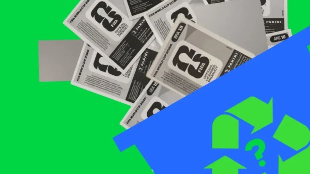 Descarte de figurinhas da Copa exige reciclagem específica