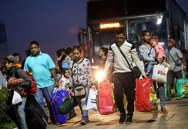 Refugiados chegando ao Brasil