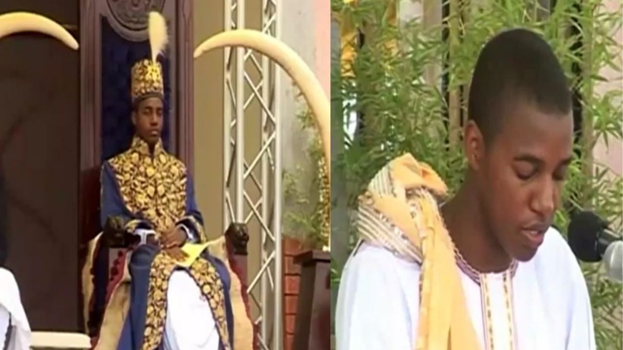 Rei ungandense Oyo Nyimba Kabamba Iguru Rukidi IV | Reprodução/Reuters