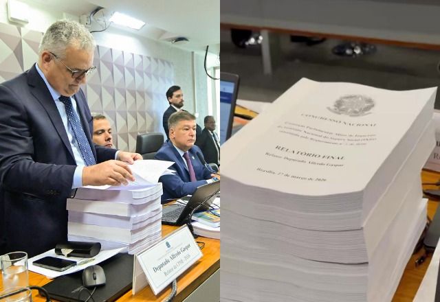 Relatório da CPMI do INSS pediu mais de 200 indiciamentos | Divulgação/Agência Senado e Reprodução