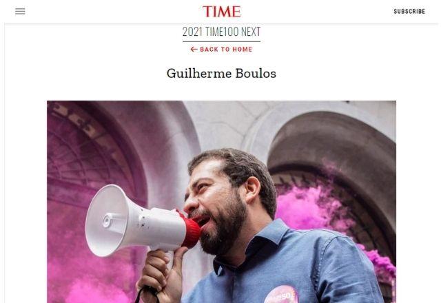 Reportagem de revista norte-americana aponta que Boulos pode ter um papel importante na reconstrução da esquerda no país | Imagem: Reprodução