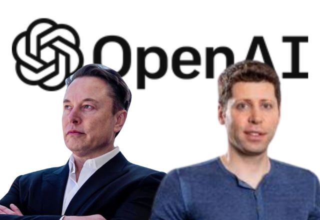 Musk alega que Altman desviou os objetivos da OpenAI | Montagem SBT News/Reprodução