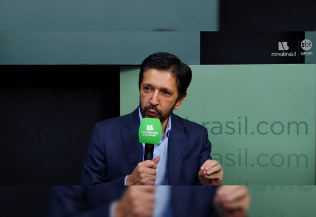 Ricardo Nunes é sabatinado pelo SBT News e Nova Brasil | Reprodução/SBT