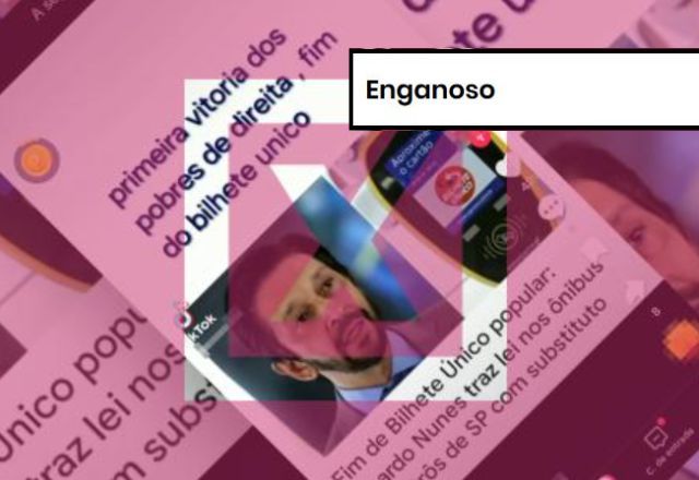 Ricardo Nunes não colocou fim ao Bilhete Único em São Paulo, diferentemente do que alega vídeo | Projeto Comprova 