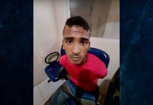 Robson Ferreira de Araújo, preso após estuprar a própria sobrinha