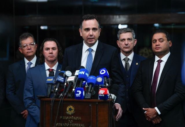 Rodrigo Pacheco (PSD-MG) se despede da presidência do Senado | Divulgação/Marcos Oliveira/Agência Senado