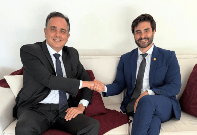 Rodrigo Pacheco e Pedro Rousseff