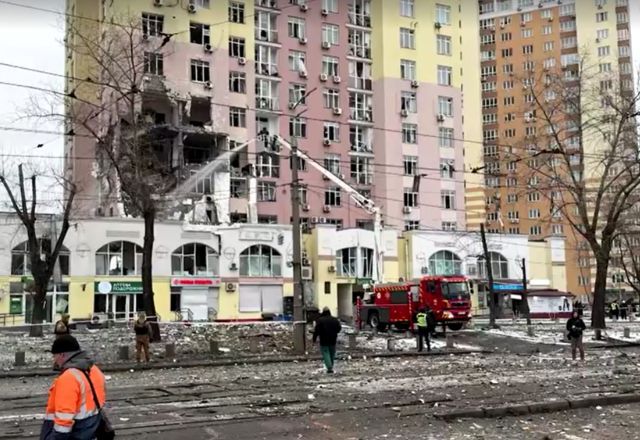 Rússia realiza ataques contra a Ucrânia | Reprodução/Reuters