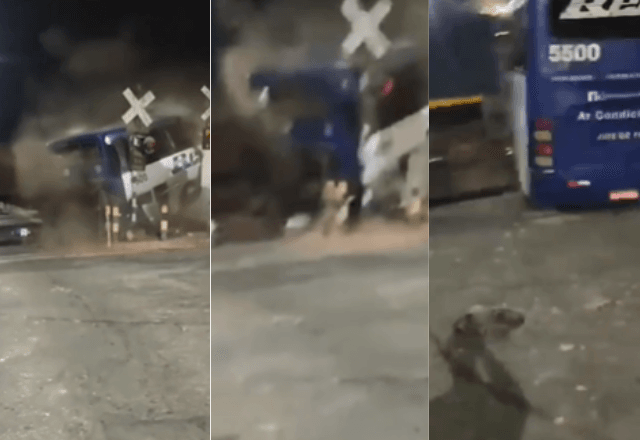 Vídeo mostra momento do impacto | Reprodução