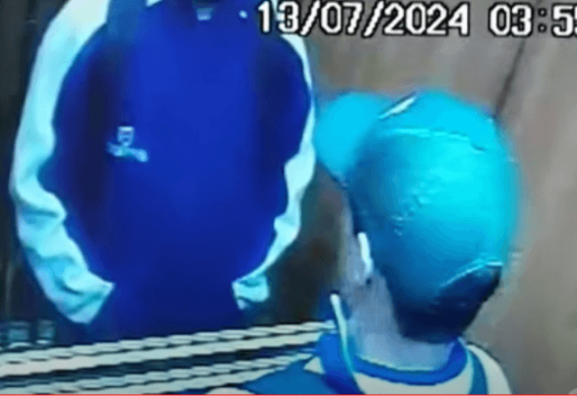 Suspeito foi flagrado por câmeras de segurança | SBT RIO