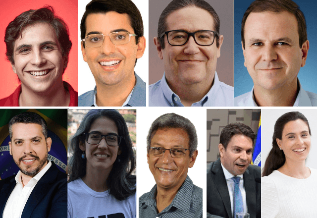 Candidatos à prefeitura do Rio de Janeiro | Reprodução