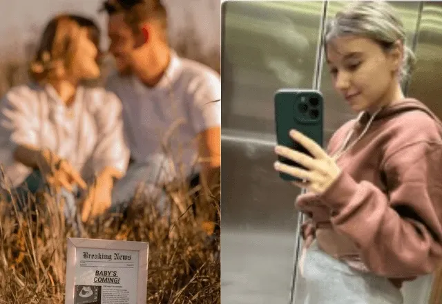 Anúncio da gravidez de Isabel foi feito no Dia dos Pais | Reprodução/Redes Sociais