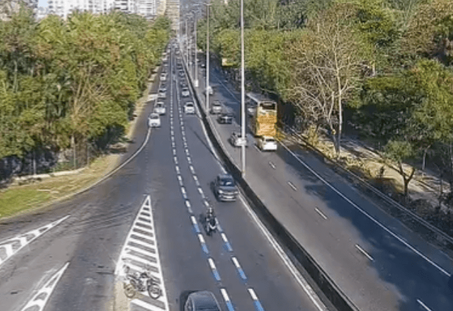 Velocidade máxima permitida na via é de 60km/h | Centro de Operação Rio 