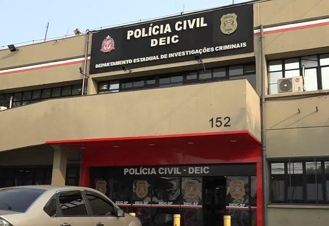 Frente do Departamento Estadual de Investigações Criminais (Reprodução/SBT Brasil)