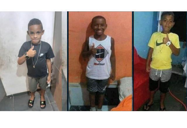 Pai de Lucas Matheus, de 9 anos, foi autuado por associação ao tráfico de drogas e porte ilegal de arma de fogo (Reprodução/SBT Brasil)