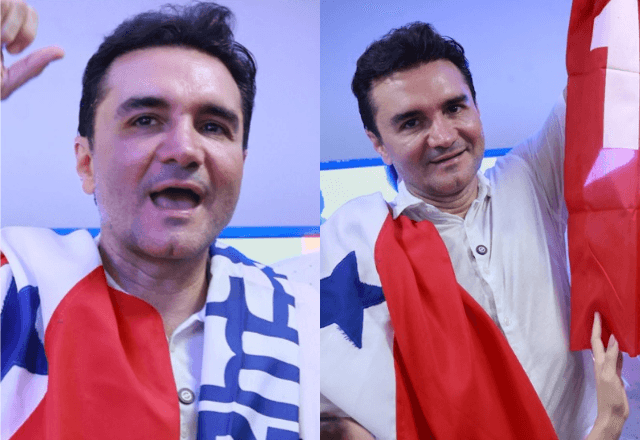 Ex-ministro Celso Sabino durante evento de filiação ao PDT | Reprodução redes sociais