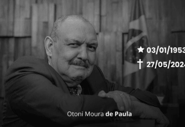 Otoni Moura de Paulo morreu nesta segunda-feira (27) | Reprodução/Redes Sociais