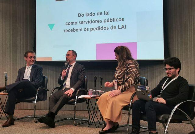 Mesa do Congresso da Abraji discutiu os avanços e desafios dos servidores públicos com a Lei de Acesso à Informação | Cido Coelho/SBT News