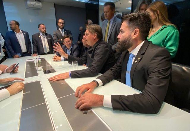 Bolsonaro chegou a Brasília e foi recebido na sede do PL | Milena Teixeira/SBT News