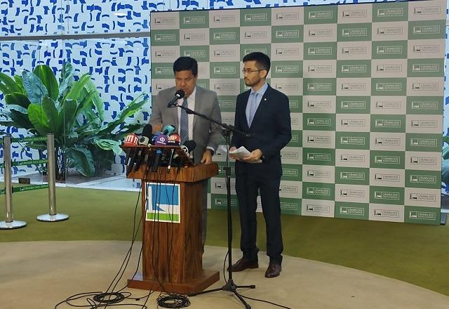 Mendonça Filho e Kataguiri apresentam projeto alternativo (Guilherme Resck/SBT News)