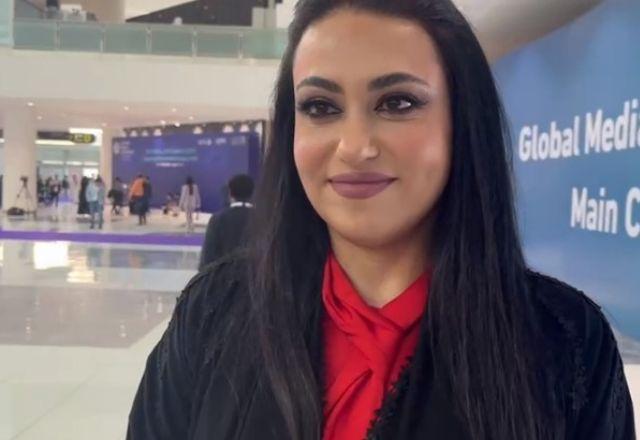 Ao SBT News, Nashwa relembrou o início da carreira quando ainda havia muitos tabus relacionados à presença feminina na mídia | Reprodução/SBT News