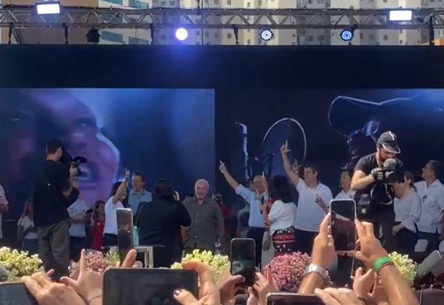 Candidato do PT à Presidência da República prometeu ajudar família da vítima em MT | Débora Bergamasco/SBT News