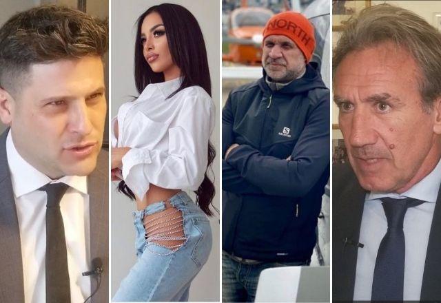 Advogado de acusação da brasileira, Ignacio Trimarco, diz que Emmily (centro, à esquerda) foi drogada pelo argentino Franscisco Saenz (centro, à direita) e  o advogado de defesa , Rafael Librarona, diz que ela se suicidou | Márcio Resende/SBT News