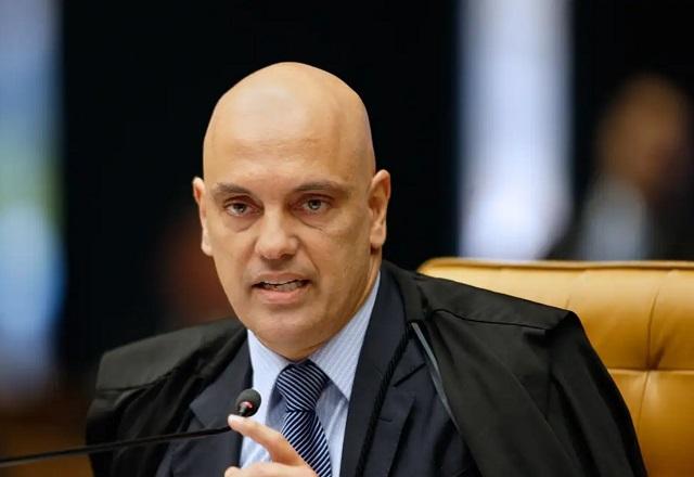 Alexandre de Moraes fala ao microfone (Rosinei Coutinho/SCO/STF)