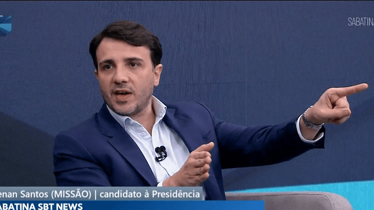 Ao SBT, Renan Santos defende intervenção federal no RJ