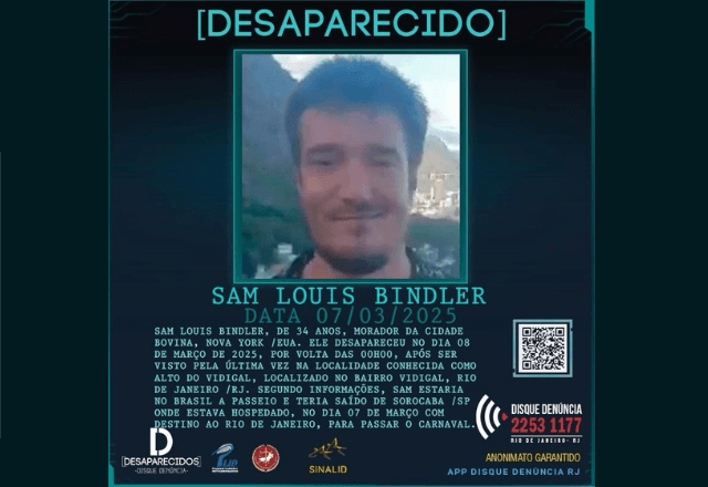 Polícia procura turista norte-americano visto pela última vez no Vidigal, no Rio