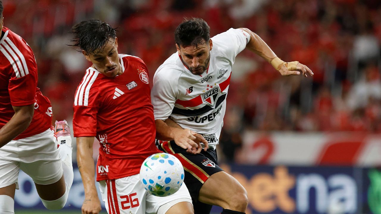 São Paulo x Internacional: jogo do 1º turno no Beira-Rio terminou em 1 a 1 | Foto: Rubens Chiri / São Paulo FC
