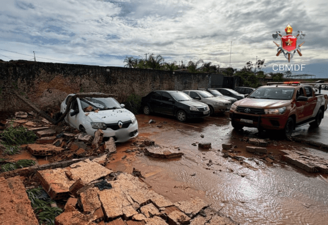 São Sebastião foi uma das áreas do DF mais afetadas por chuvas nessa quinta (4) | Divulgação/CBMDF