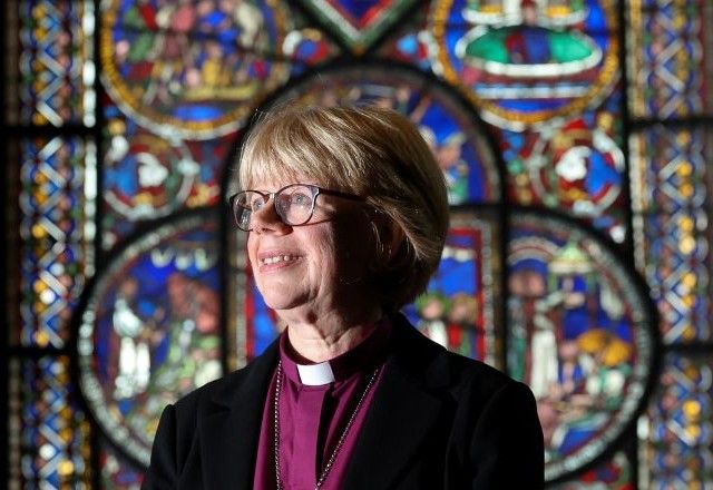 Sarah Mullally, primeira mulher arcebispa de Canterbury | 3/10/2025/Reuters/Toby Melville