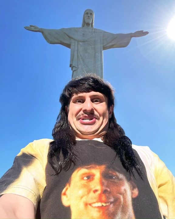 Oliver Tree em foto recente no Rio | Reprodução/Instagram