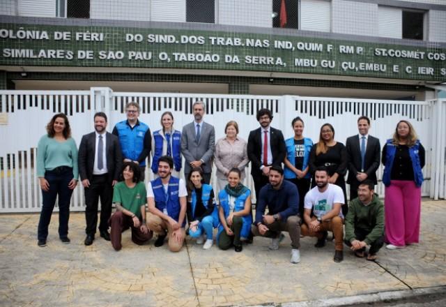 Secretário Nacional de Justiça, Augusto de Arruda Botelho,  visitou centro de acolhida de migrantes e refugiados afegãos em Praia Grande, no litoral de São Paulo
