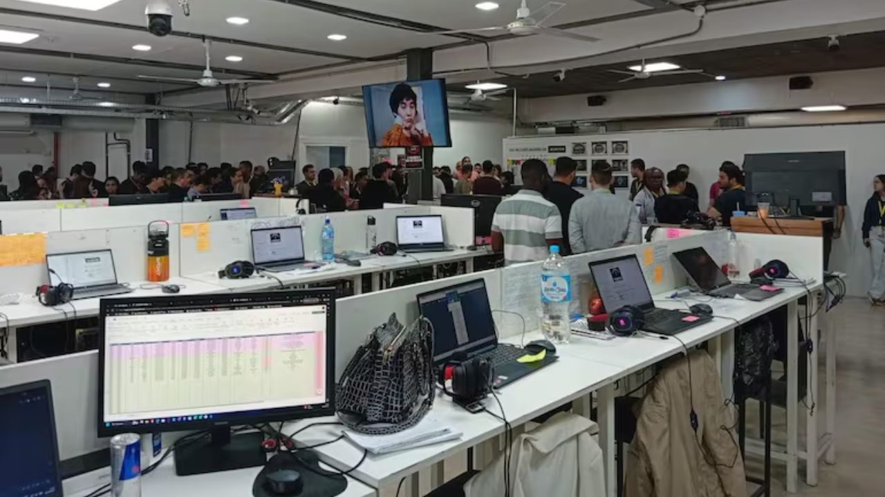 Segundo dados fornecidos pela polícia, cerca de 200 pessoas trabalhavam no local. | Divulgação/Polícia Nacional do Paraguai
