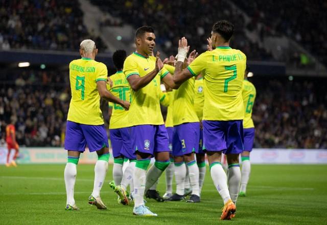 Seleção brasileira em amistoso