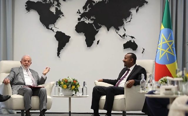 Lula se encontra com primeiro-ministro da Etiópia